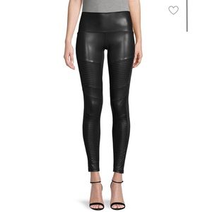 NWOT Bagatelle Ribbed Faux Leather Moto Leggings Size XS
